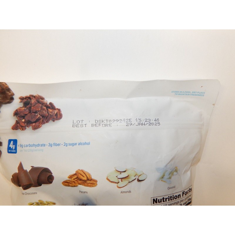 Gourmet Gatherings Dark Chocolate Keto Clusters 16 oz.