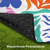 Picnic Blanket XXL 200 x 200 cm, Beach Blanket, Waterproof,