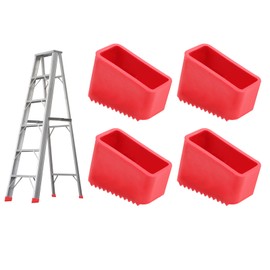 Set of 4 Ladder Non-Slip Feet Mat, Rubber Ladder Feet, Non-Slip Ladder Feet, Ladder Feet, Rubber Ladder Feet, for Ladder Feet, Universal Ladder Foota Covers for Home Workers 50 x 20 mm