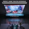 WASJOYE 100'' Manual Pull Down Projector Screen - 4K HD