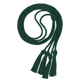 UIALECG - Cables de honor de doble graduación, 68 pulgadas de largo, verde bosque