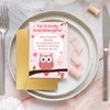Spercy Cute Valentines Day Card for Granddaughter, Poem Valentines Card