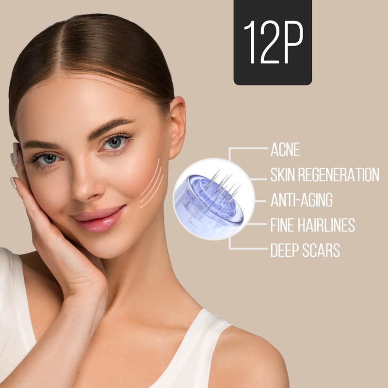 10 x 12 Pins for Dermapen A1 and A6 (Compatible