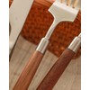 Wood Silverware Set for 4 Wooden Flatware Cutlery Utensils Set