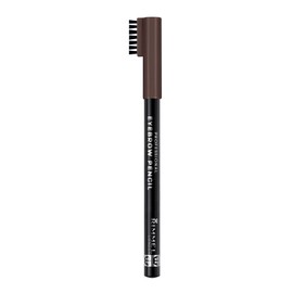 Rimmel London Rimmel London - Brow This Way Professional Pencil, stunning natural look, 2 in 1 brush & pencil, 100% Cruelty-Free, Dark Brown - 001 (Uncarded)