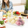 Xbopetda Potato and Onion Storage Bin, 2 Set Potato Bin