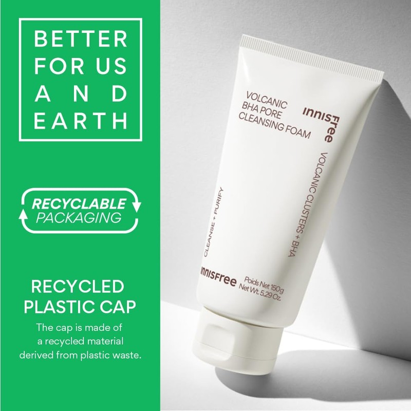 innisfree Volcanic Pore Cleansing Foam, Cleansing Foam, Regular Edition, 150ml