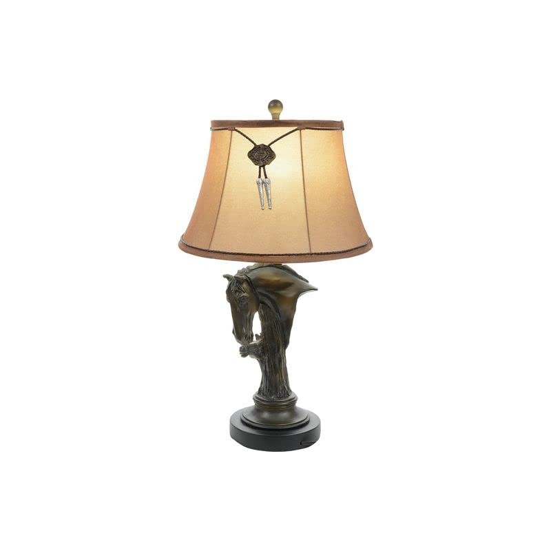 BLACK FOREST DECOR Horse & Colt Table Lamp