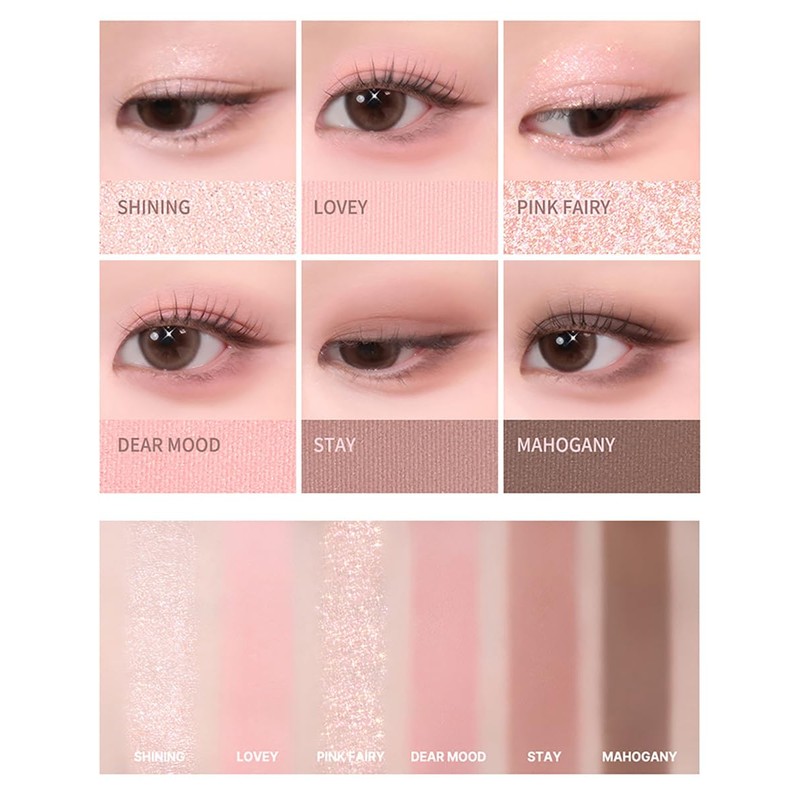 [2aN] Better Me Palette Korean Cosmetics (#02 Fairy, Shadow Palette)