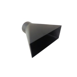 10" x 4" x 9" Deep ABS Plastic Dust Hood with 4" OD Opening for Dust Collector Systems 73470