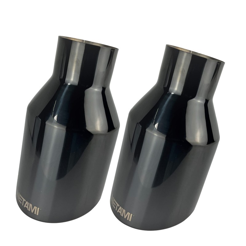 2.5" to 4" NETAMI Exhaust Tip Stainless Steel Double Wall