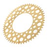 Folding Bicycle Chainwheel Smooth Fastness AntiCorrosion Wearproof Bike Chainring(Titanium Gold