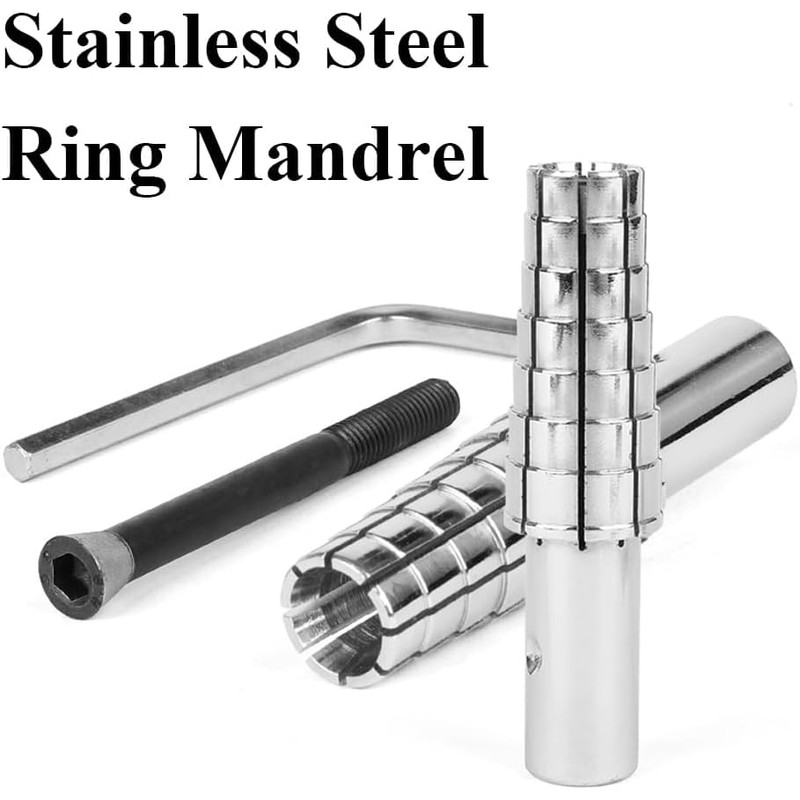1Set Heavy Duty Expanding Ring Mandrel with Hex Allen Key