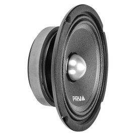 PRV AUDIO 6.5 Inch Shallow Midrange Bullet Speaker 6MR250B-4 Slim, 250 Watts 4 Ohm Car Audio Slim Speaker, Compact for Doors (Single)
