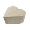 Pracht Creatives Hobby 7678-13541 Wooden Heart Box with Hinges and