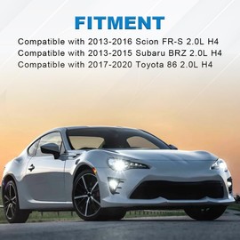 JDMON 4PCS Fuel Injectors Compatible with Subaru BRZ 2013-2015, Scion FR-S FRS 2013-2016, Toyota 86 2017-2020 2.0L H4 Replacement for FJ1185 84212415 16611AA860 SU00300326 204022903