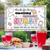 Ticuenicoa Emergency Nurse Thank You Banner 70.8x43.3 Inch - Colorful