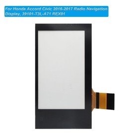 E-yiiviil LCD Display Touch Screen Digitizer Assembly Repair Replacement 7" for Honda Accord Civic 2016-2017 Radio Navigation Display, 39101-T3L-A71 REX01, with Tools