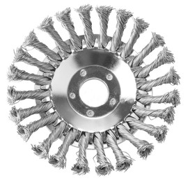 Hsthe Sea 8 Inch Lawn Trimmer Head for Garden Lawnmower, Grass Trimmer Wire Brush Head with Knotted Wire, Universal Solid Steel Wire Wheel for Replacement of Brush Cutter Attachment