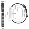 Silicone Replacement Straps Bands Soft Adjustable Wristband Compatible for ID205