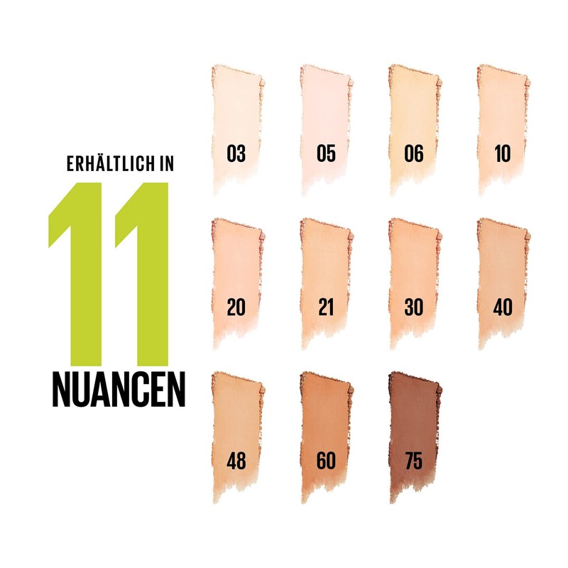 Maybelline New York 2-in-1 Powder Make-Up, Waterproof and Matte with