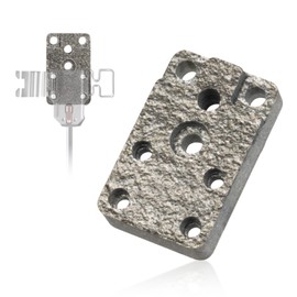 A1 Hot End Heater, Synthetic Stone Heating Assembly, Heat Resistant up to 176°F (800°C), Compatible with Bambu Lab A1/A1 Mini Compatible Product, Excellent Heat Consistency, Prevents Clogging