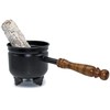 Soul Sticks Metal Smudge Sage Incense Burner Pot Cauldron with