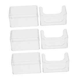 BESPORTBLE 3pcs Billiard Chalk Case Mini Portable Billiard Chalk Box Case Powder Holder Pool Snooker Sports Accessories Transparent