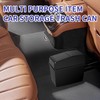 Jitrendo 1 Pcs Black Car Trash Can, Car Trash Bin