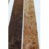 Carpathian Elm Burl wood veneer 3.5" x 25" with paper