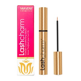 MAVENI Lash Enhancing Serum, Women's Advanced Cosmetics, Eyelash Growth Serum, Promote Longer, Fuller, and Denser Eyelashes, Fast and Effective (Gold, 0.1 Fl Oz (Pack of 1))