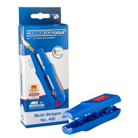 WEICON Multi-Stripper No.400 / Stripping & dismantling Cables & Conductors/Blue/Red / 6 7/64 inch (155 mm)