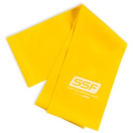 Serious Steel Fitness Bandas de resistencia planas para entrenamiento y ejercicio de fuerza superior e inferior del cuerpo. (Bandas de ejercicio de terapia física planas sin látex, 4 x 5 pies) -