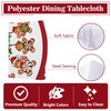 Tailus Merry Christmas Gingerbread Man Round Tablecloth 60 x 60