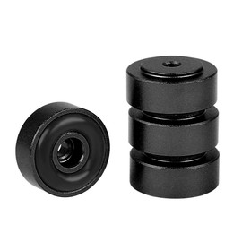 Bewinner 4 x Amplifier Vibration Damper, 20 x 8 mm Aluminium Alloy Universal Shock Absorber Insulation Feet Mat, Shock Absorption for Audio Stereo Speaker Amplifier Foot Pad