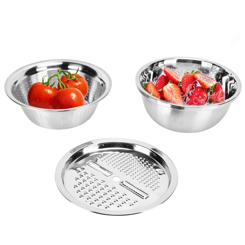 304 Stainless Steel Drain Basin 3 In 1 Set Vegetable