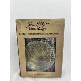 Tim Holtz Idea-ology Assemblage Clock for Keepsake Trinkets Paper Multimedia