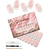 ruyeefam Glitter Nail Polish Strips, 32 Pcs Salon Quality Gel