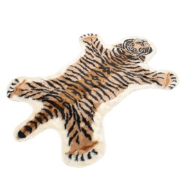 CORHAD Nordic Style Imitation Leopard Print Short Pile Carpet Washable Rug for Bedroom Living Room Home Floor Pad