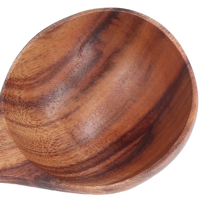 Gavigain Wooden Ladle 3 fl oz Long Handle Soup Spoon