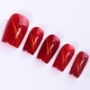 beautilux Red Cat Eye Gel Nail Polish, 1Pcs Red Cat