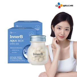 CJ Well Care [CJ Wellcare] Innerb Aqua Rich Edible Hyaluronic Acid 56 Capsules (2) / [CJ웰케어] 이너비 아쿠아리치 먹는 히알루론산 56캡슐 2개