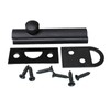 2.5 Inch Flat Door Bolts Black Plated Bolt Door Latches