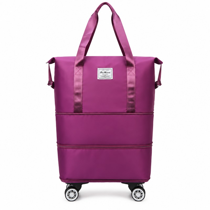 Rolling Travel Storage Bag for Trips – Foldable Adjustable Design