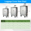 PATIKIL Luggage Covers, 1 Piece 24 Inch PVC Suitcase Cover