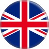 Square Deal Recordings & Supplies British Flag - 1.25" Round