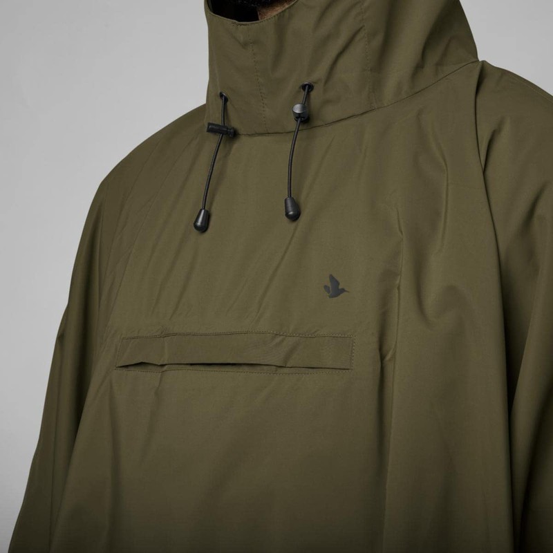 Seeland 2022 Unisex Taxus Rain Poncho - Pine Green