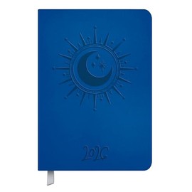 Timer Soft Touch 18 Monate lichtblau 2026/2027: Terminplaner A5 in Lederoptik / Kalendarium von Oktober 2025 bis März 2027, Notizen und Lesezeichenband