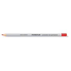 Staedtler Lumocolour Non Permanent Omnichrom Pencil - Red (Box of 12)