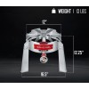 CONCORD Titan Burner. Stainless Steel Single Propane Burner. 50,000 BTU.